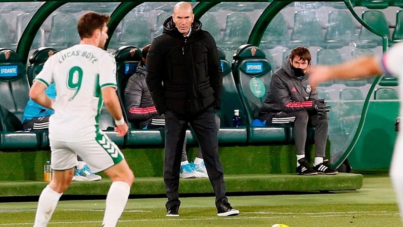 Zidane tras empate con el Elche: Hemos perdido dos puntos