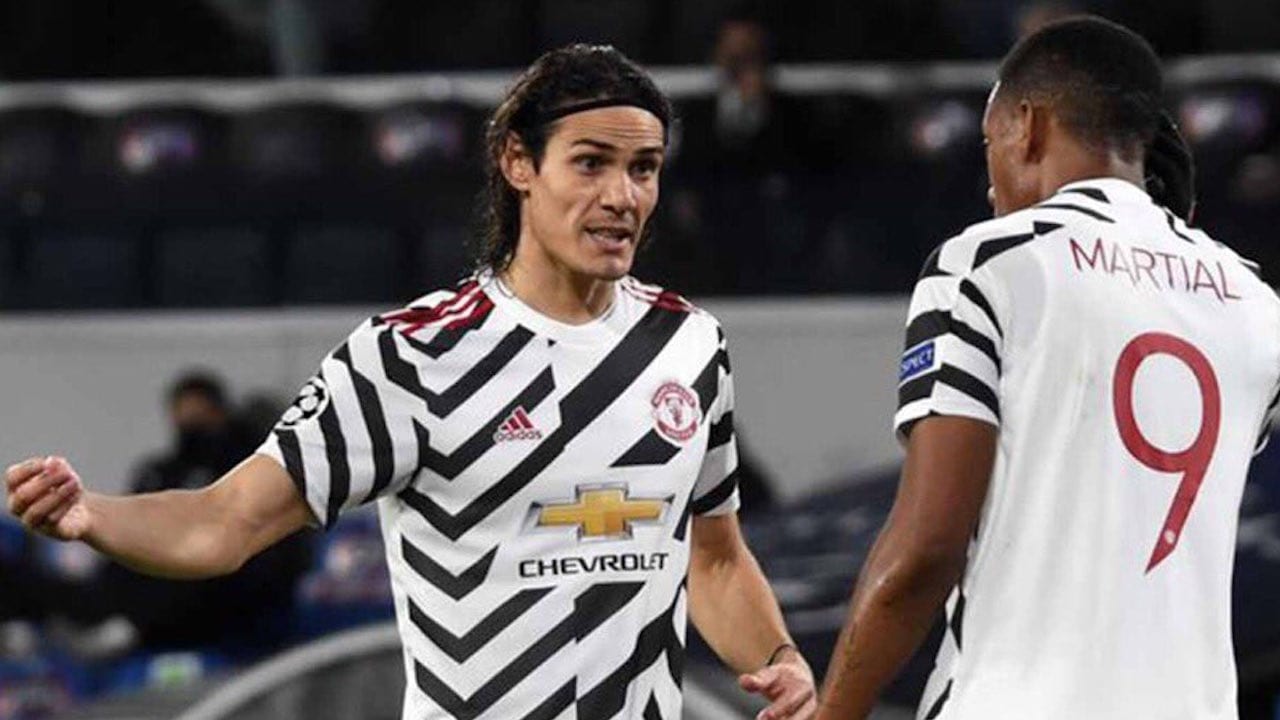 Cavani se perderá el partido más importante de la temporada para el Manchester United