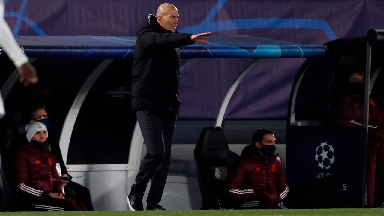 Zinedine Zidane en la antesala del derbi: Seguro que el Atlético es favorito a la Liga