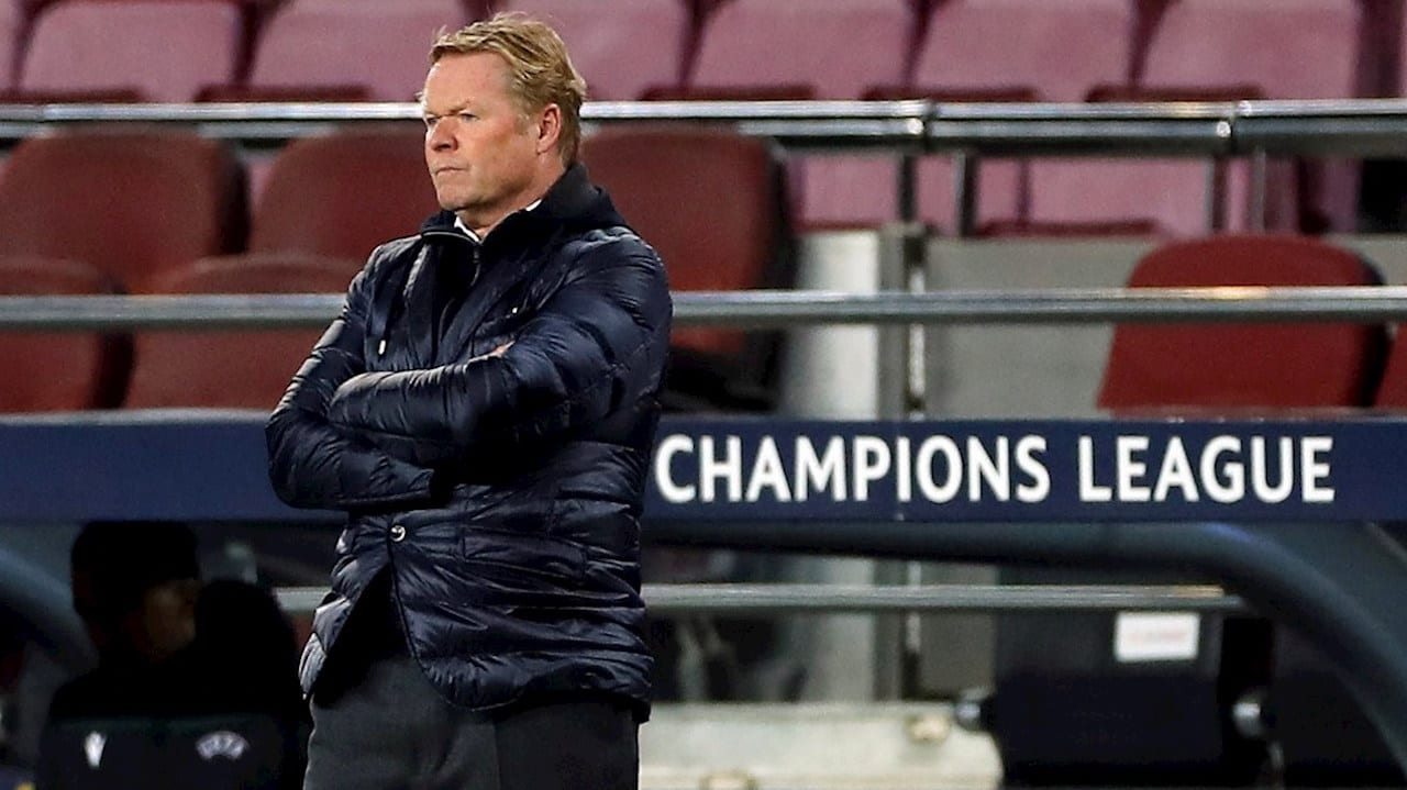 Koeman tras críticas por su 4-2-3-1: 'No es verdad que la plantilla quiera cambiar el sistema de juego'