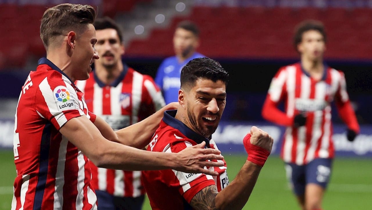 El Atlético de Madrid acaba líder el 2020 con el acierto de Luis Suárez