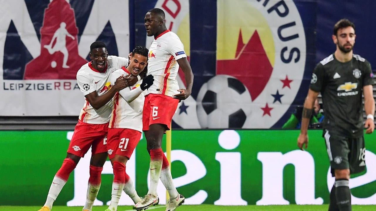 Manchester United pierde 2-3 ante el Leipzig y se va a la Europa League