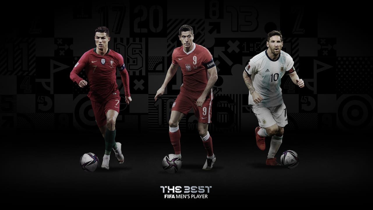 Cristiano, Lewandowski y Messi, finalistas al premio The Best de la FIFA