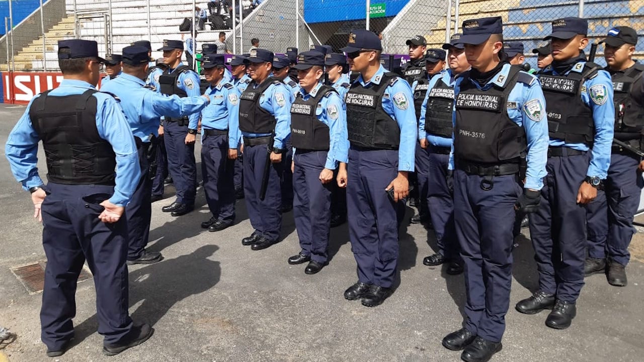 Más de 200 policías en dispositivo de seguridad para el duelo entre Olimpia y Motagua por la Concacaf