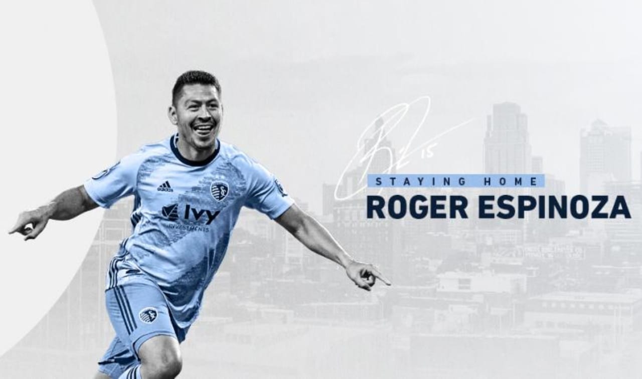 ¡Renovado! Roger Espinoza continuará en el Sporting Kansas City