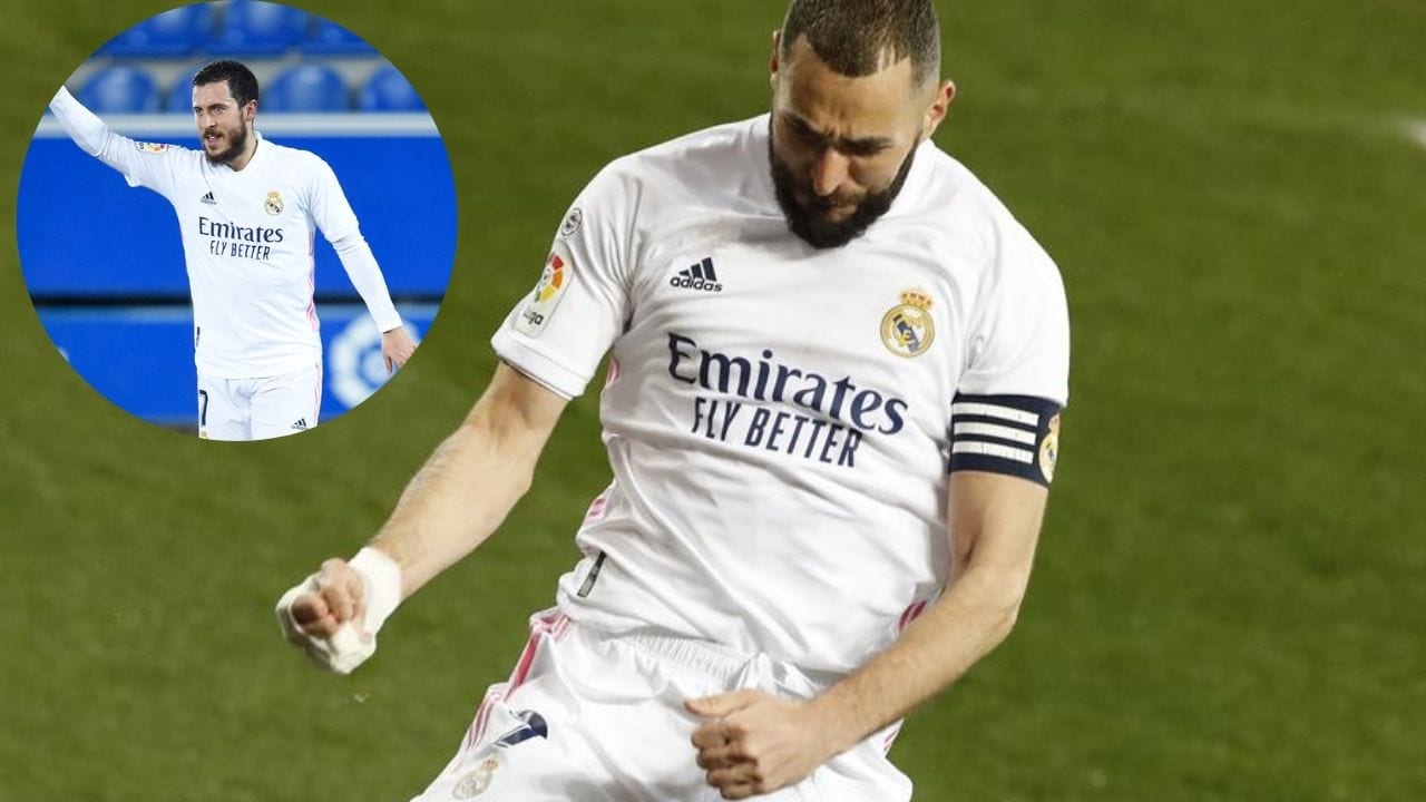 Benzema admite que Hazard tiene que hacer historia en el Real Madrid