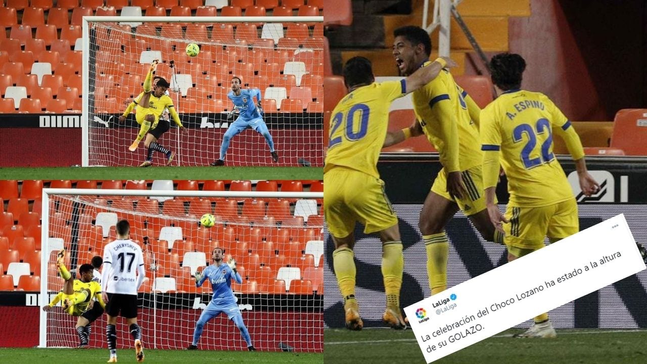 Así reaccionó la prensa española tras el gol de chilena del Choco Lozano