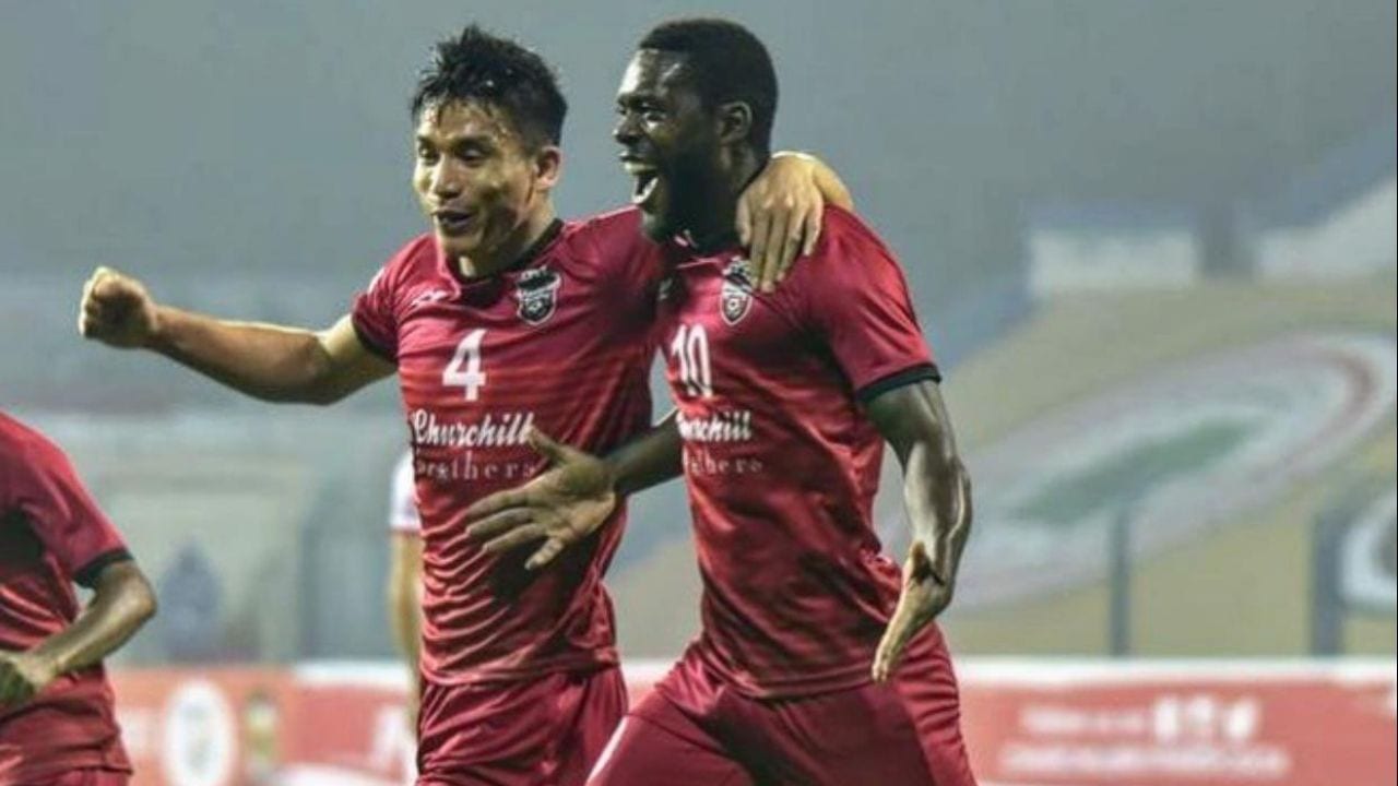 El hondureño Clayvin Zúniga sumó su quinto gol en la Liga de India