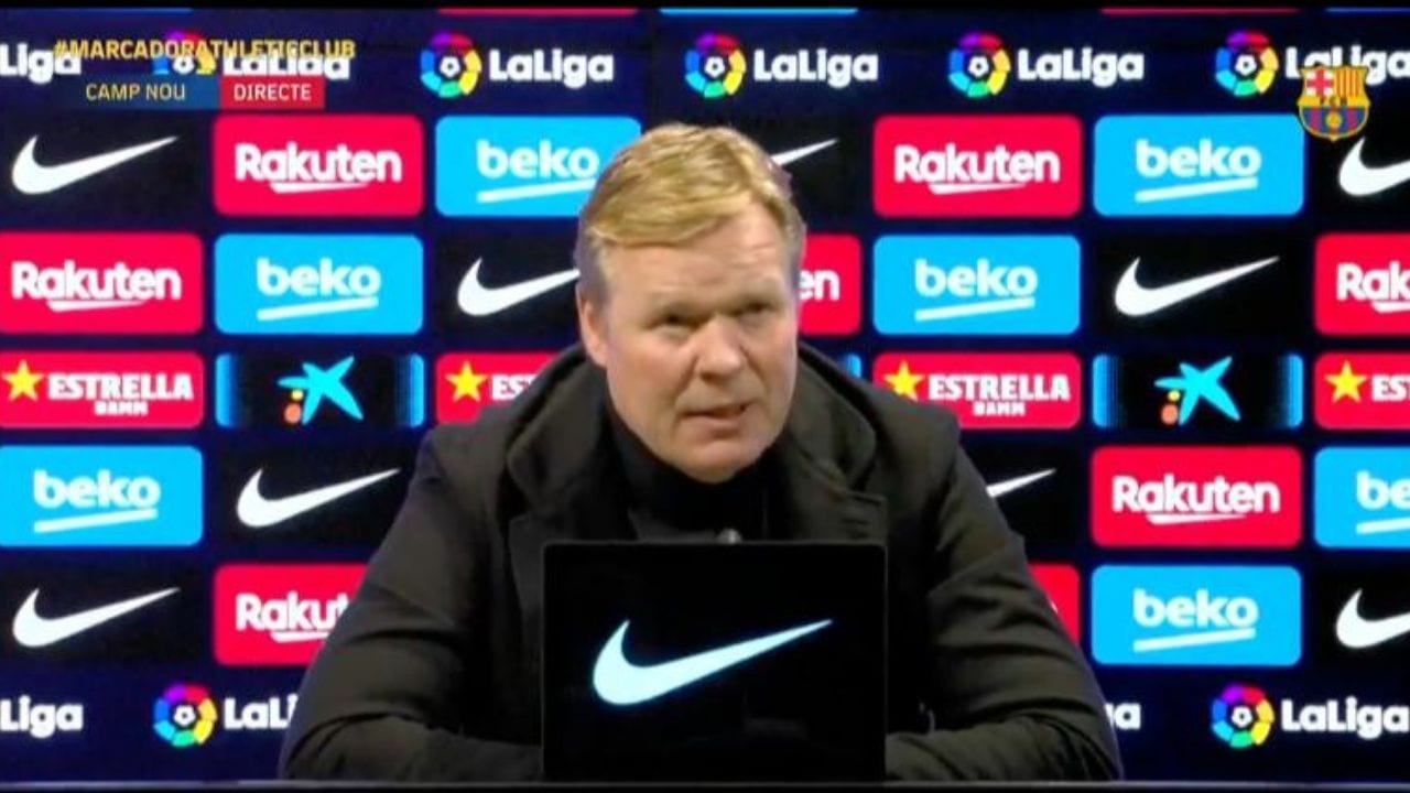 Koeman admite que a la gente le gusta dañar al Barcelona y a Messi