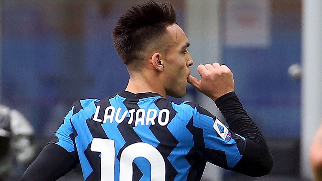 Lautaro Martínez dispara al Inter en la Serie A