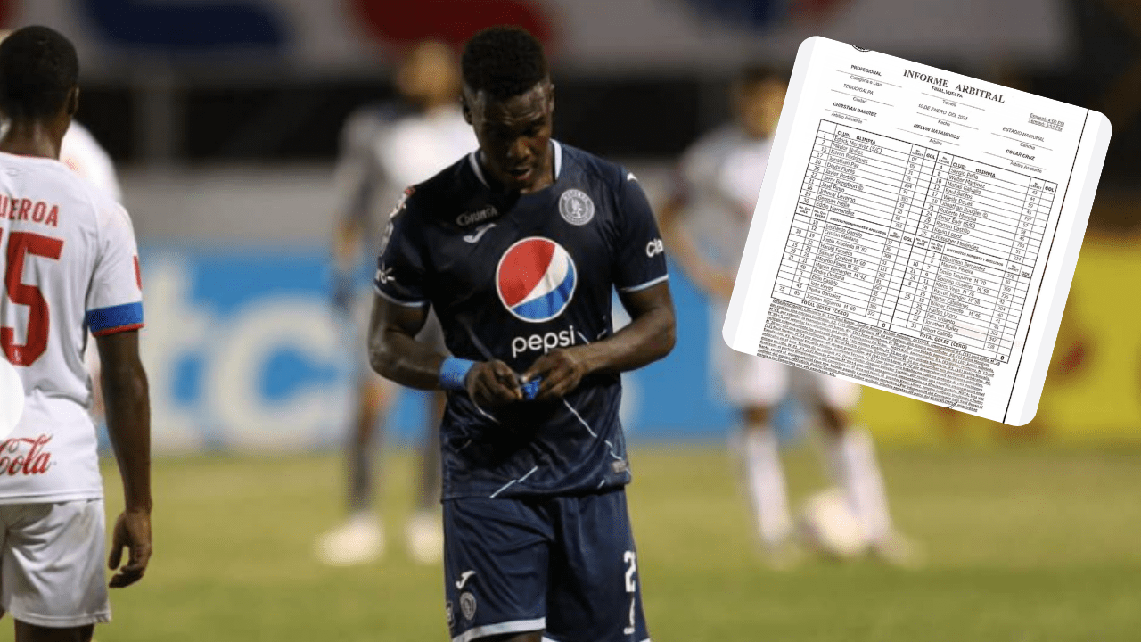 Rubilio Castillo revela la razón de su enojo tras salir expulsado en el partido entre Olimpia y Motagua