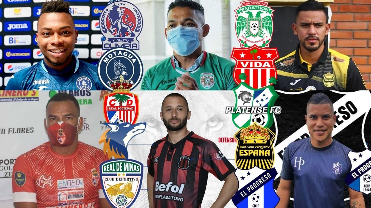 Altas y bajas en los 10 clubes de Liga Nacional para el Torneo Clausura 2020-2021