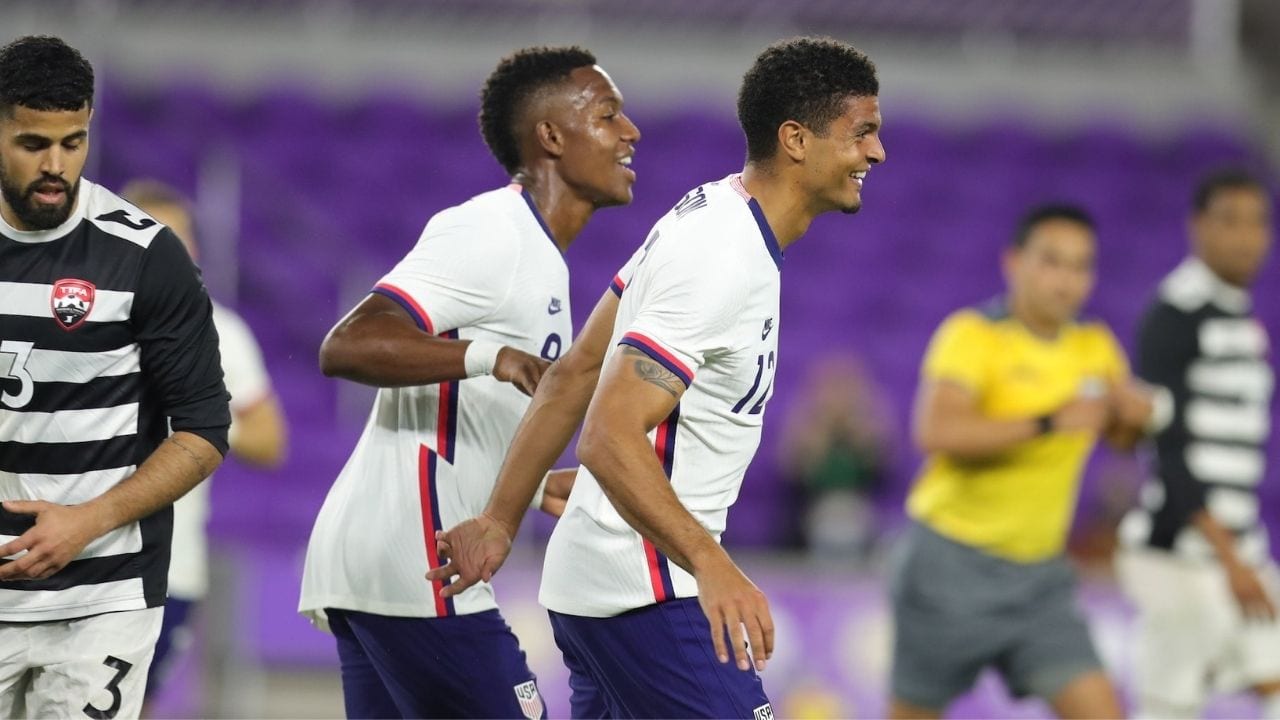 Estados Unidos goleó a Trinidad y Tobago en amistoso arbitrado por Said Martínez