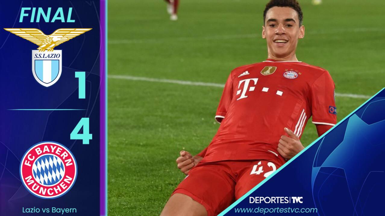 Bayern Múnich pegó primero ante Lazio y acaricia los cuartos de la Champions League