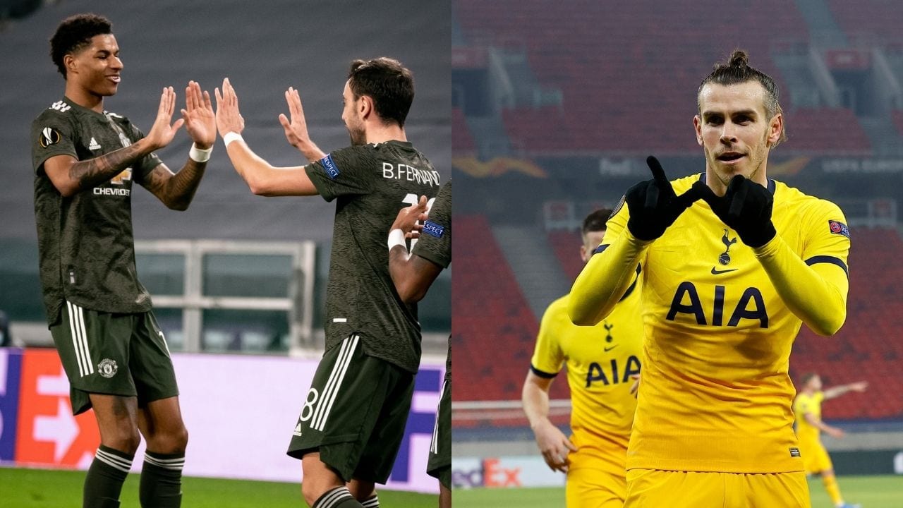 El Manchester United y el Tottenham ponen pie y medio en los octavos de final