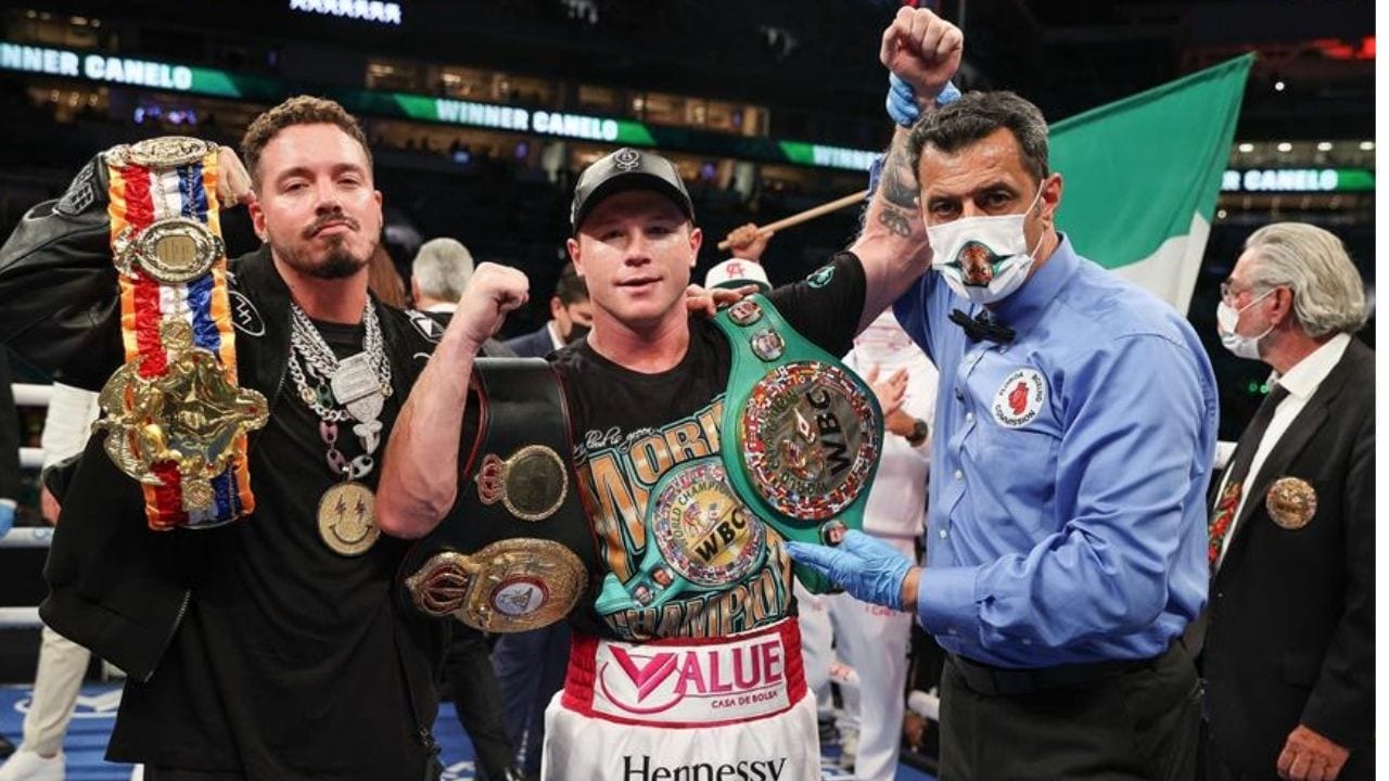 Canelo Álvarez noquea a Yildirim y da el primer paso hacia su meta de ganar todo