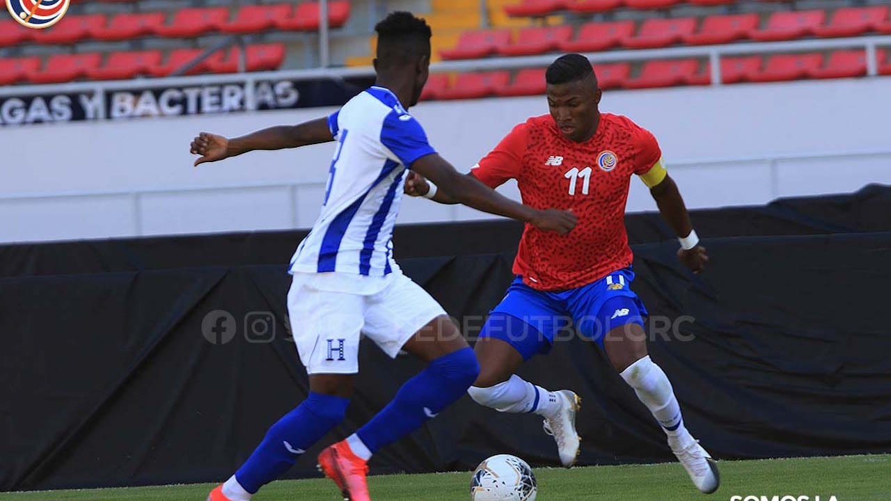 Empate entre las selecciones Sub-23 de Costa Rica y Honduras en primer amistoso