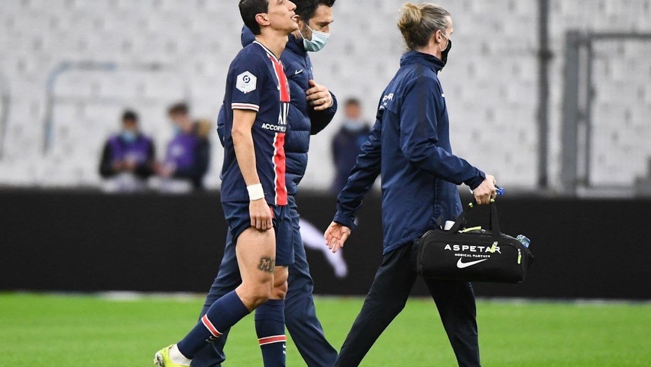 Di María no jugará contra el Barcelona en Liga de Campeones
