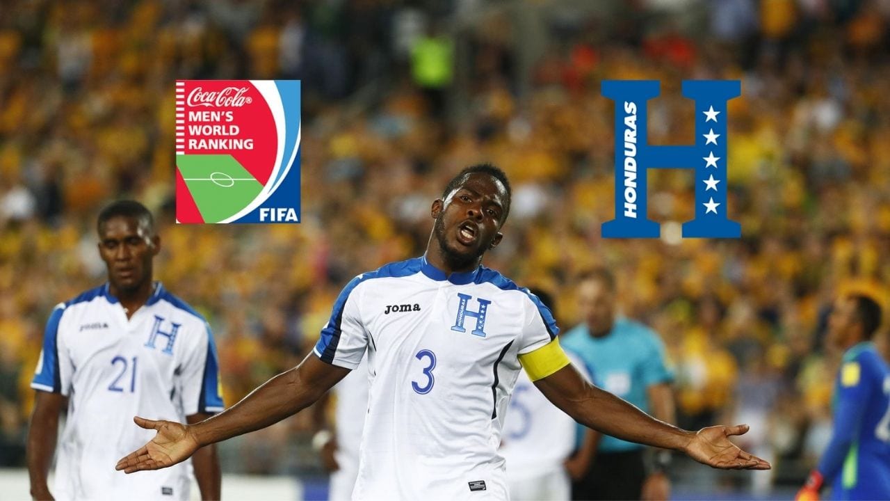 Honduras se mantiene en el mismo puesto en el Ranking FIFA de febrero de 2021
