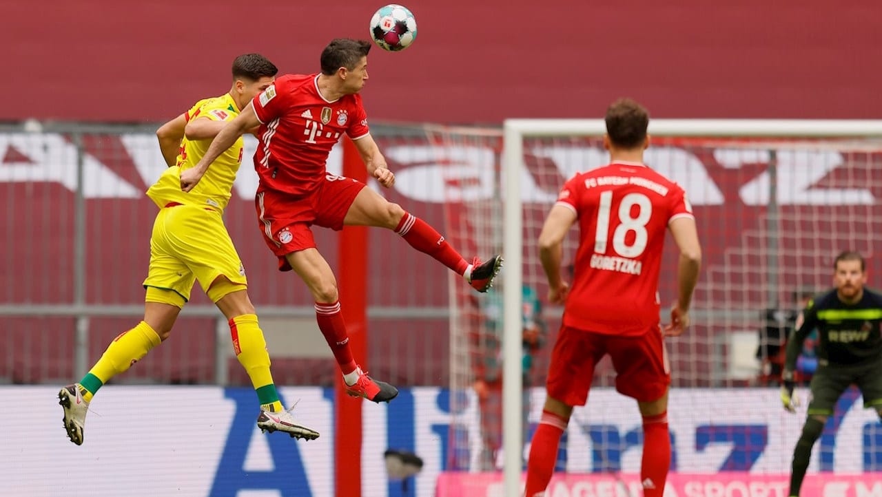 Doblete de Lewandowski en goleada del Bayern y Reinier marca para el Dortmund