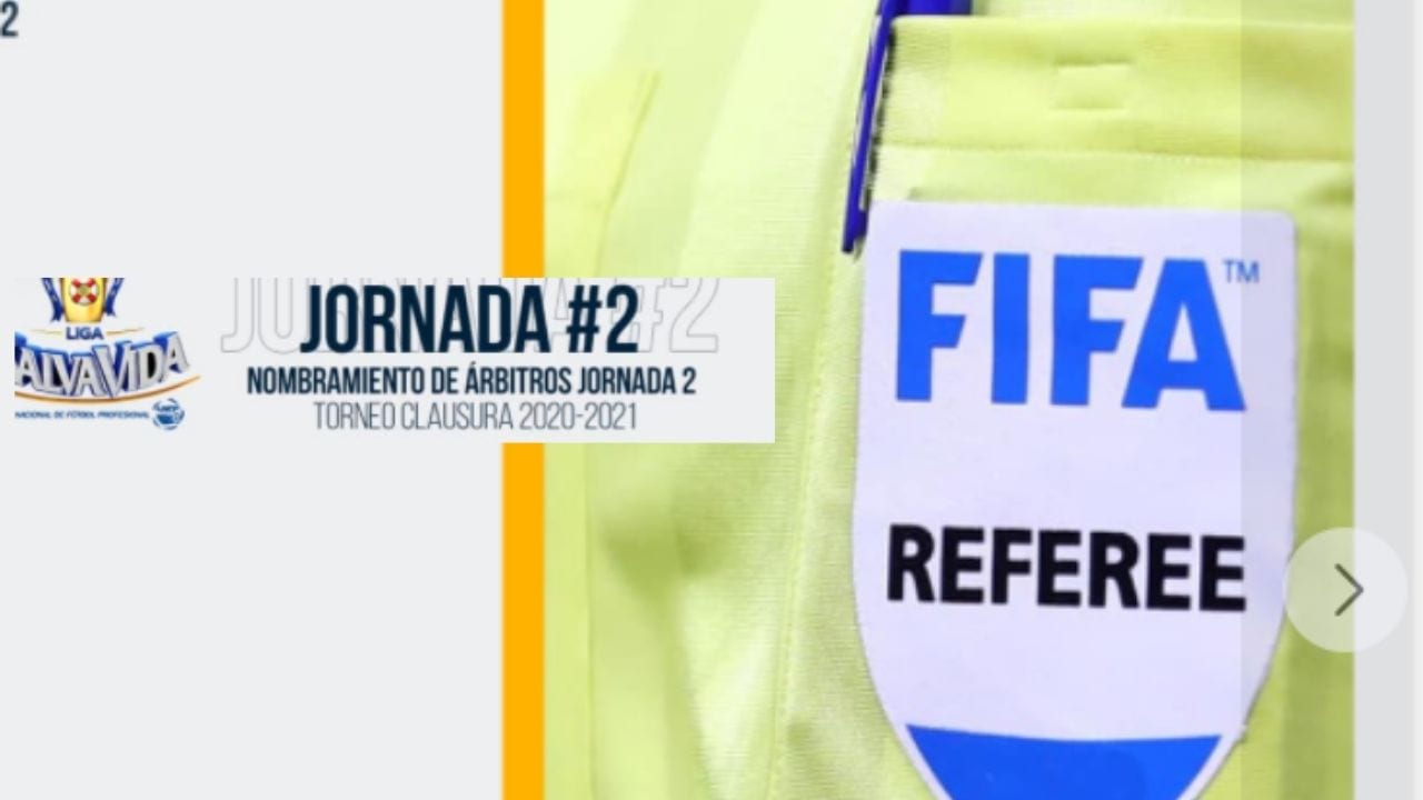 Liga Nacional confirma los nombramientos arbitrales de los tres partidos restantes que se jugarán en la jornada 2
