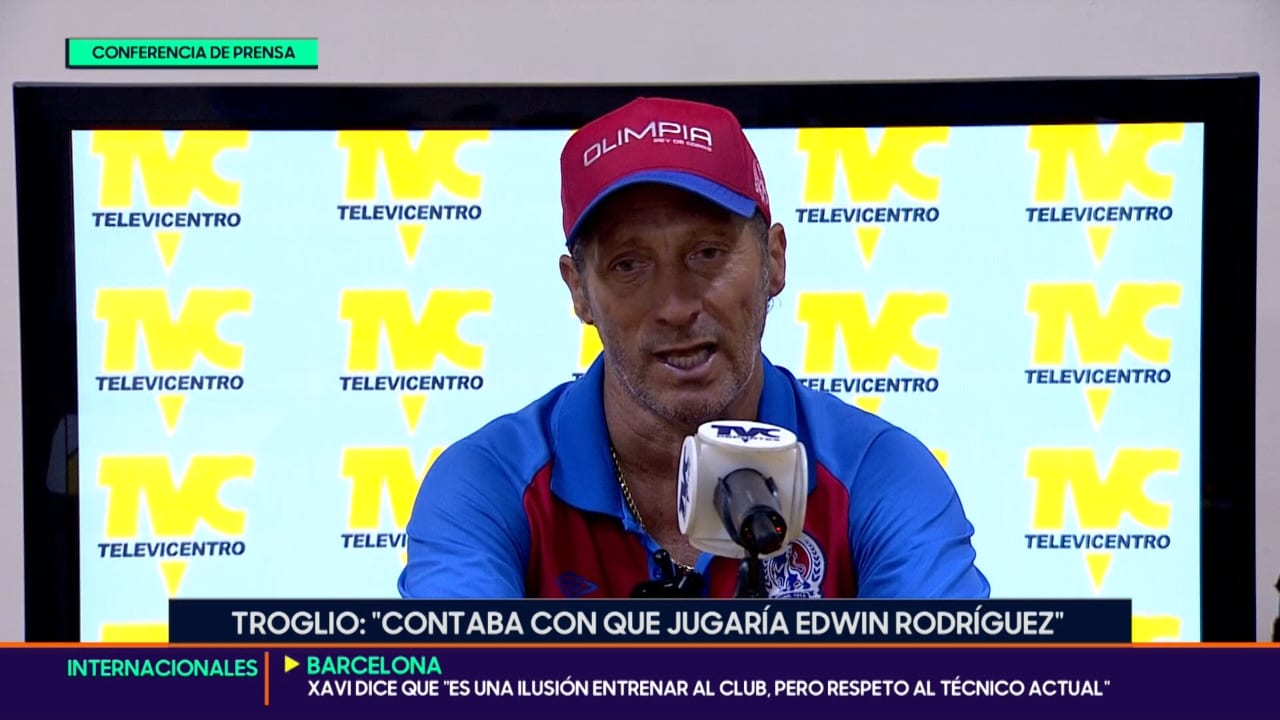 Pedro Troglio: Chirinos estuvo a la altura del partido y me alegra que esté recuperado porque lo quiero mucho