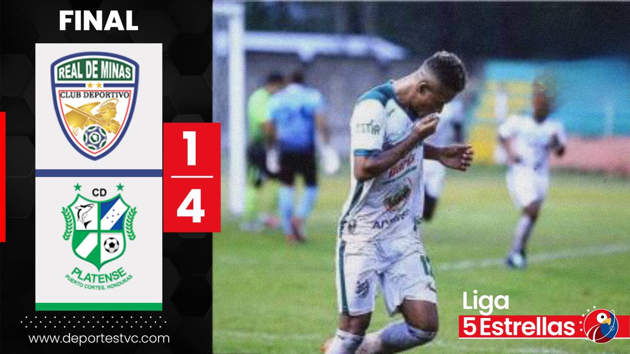 Yerson Gutiérrez y Platense aplastan al Real de Minas 1-4 en Danlí