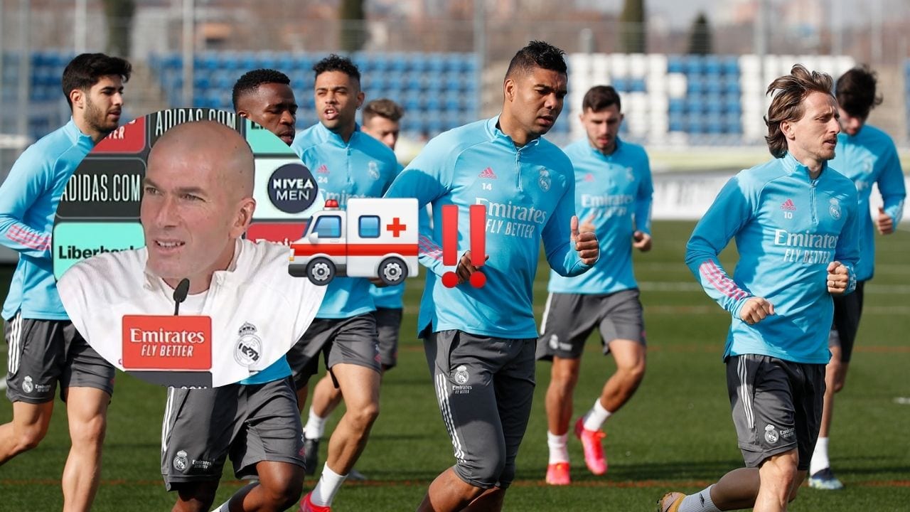 Zidane cuenta con 11 jugadores de campo ante el Real Valladolid