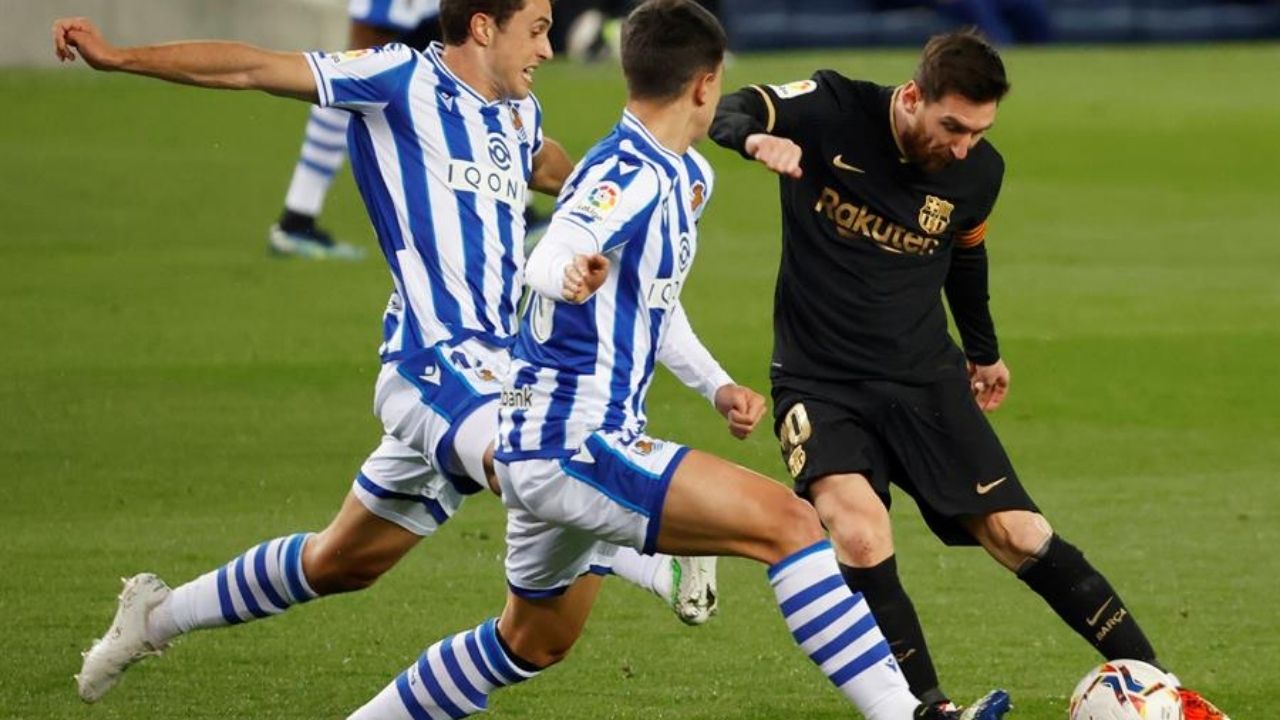 Barcelona humilló a la Real Sociedad en Anoeta y sigue en la pelea por La Liga