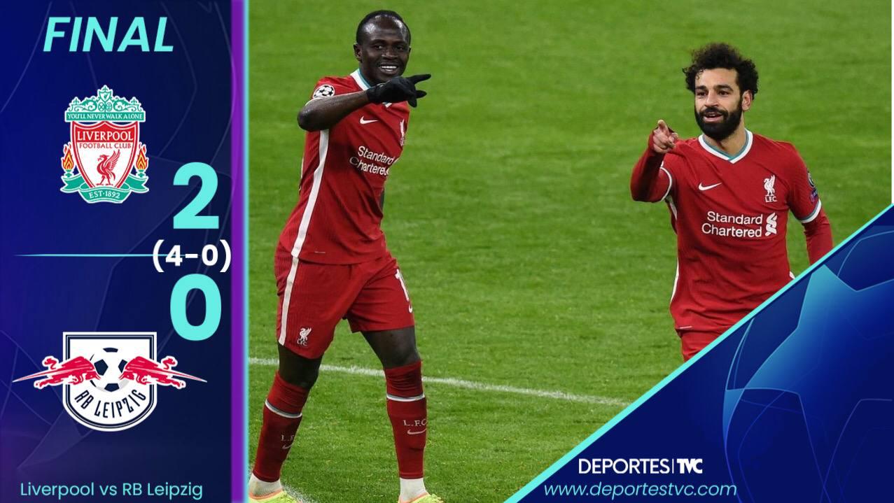 Liverpool volvió a recetarle un par al Leipzig y sigue su camino en la Champions League