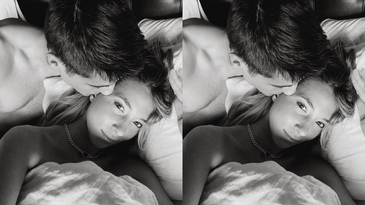 La candente fotografía de Morata y su pareja Alice Campello en la cama