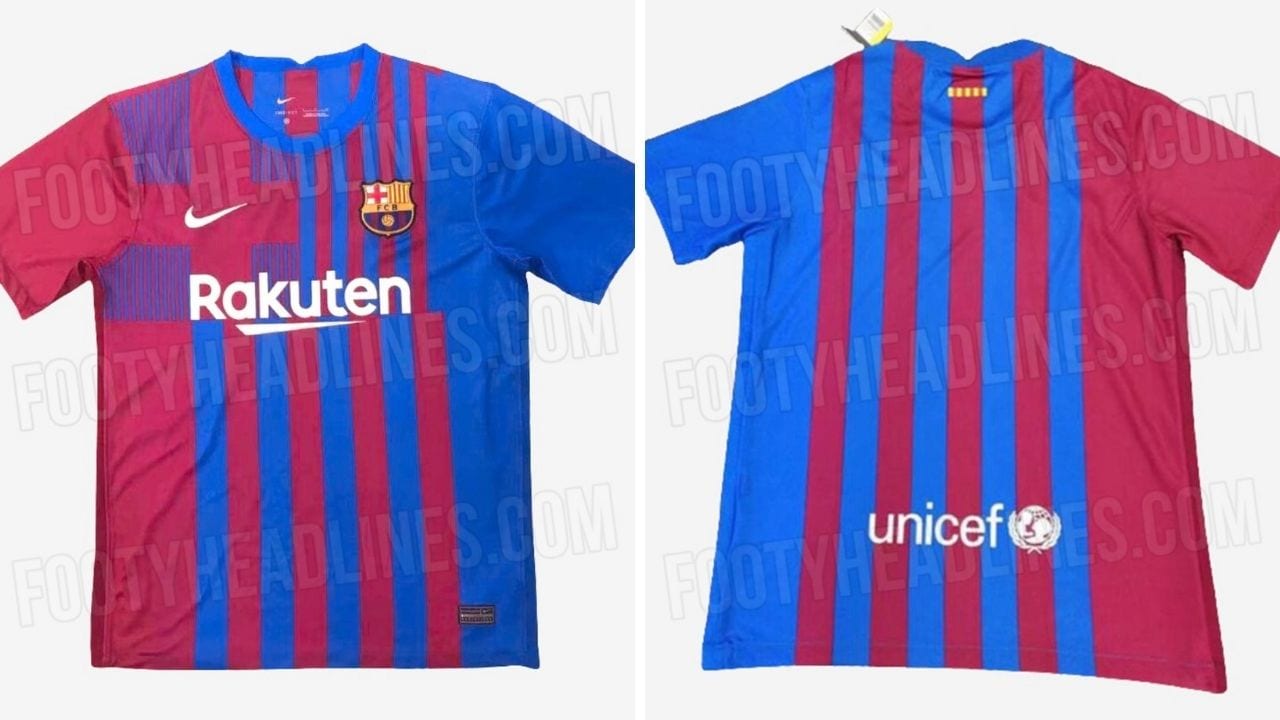Otra vez: Se filtra ejemplar de la camisa del Barça de la temporada 2021-2022
