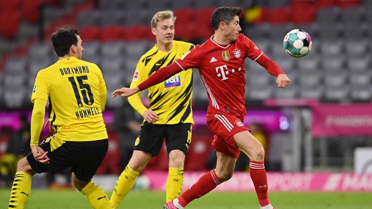 Con un Lewandowski encendido, Bayern Múnich demuestra su poderío y vence 4-2 al Dortmund