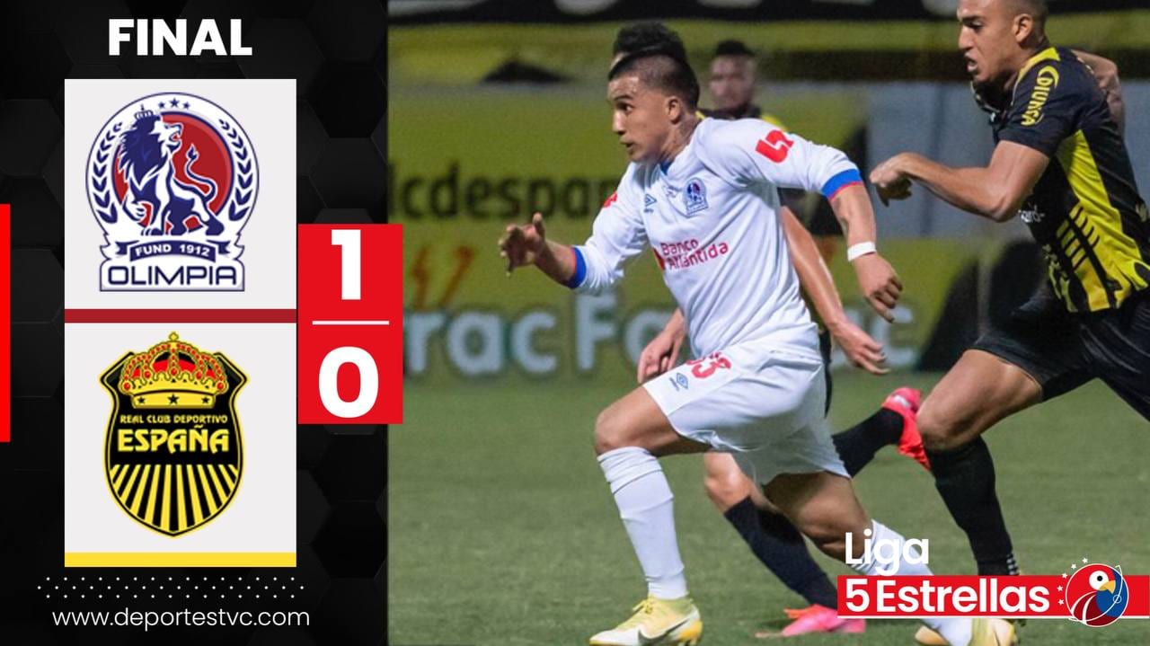 ¡Otra vez Chirinos! Olimpia vence a Real España y retoma el liderato de la Zona Centro, Sur