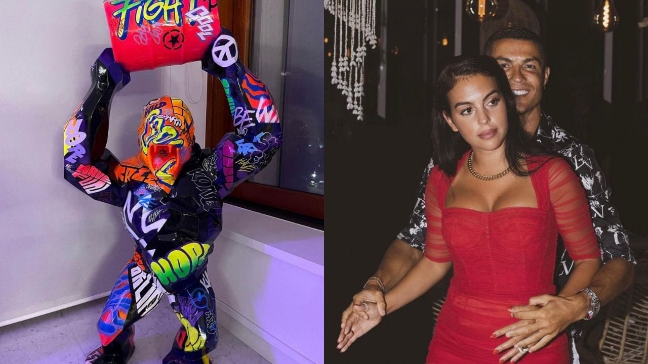 El lado más artístico de la bella Georgina Rodríguez