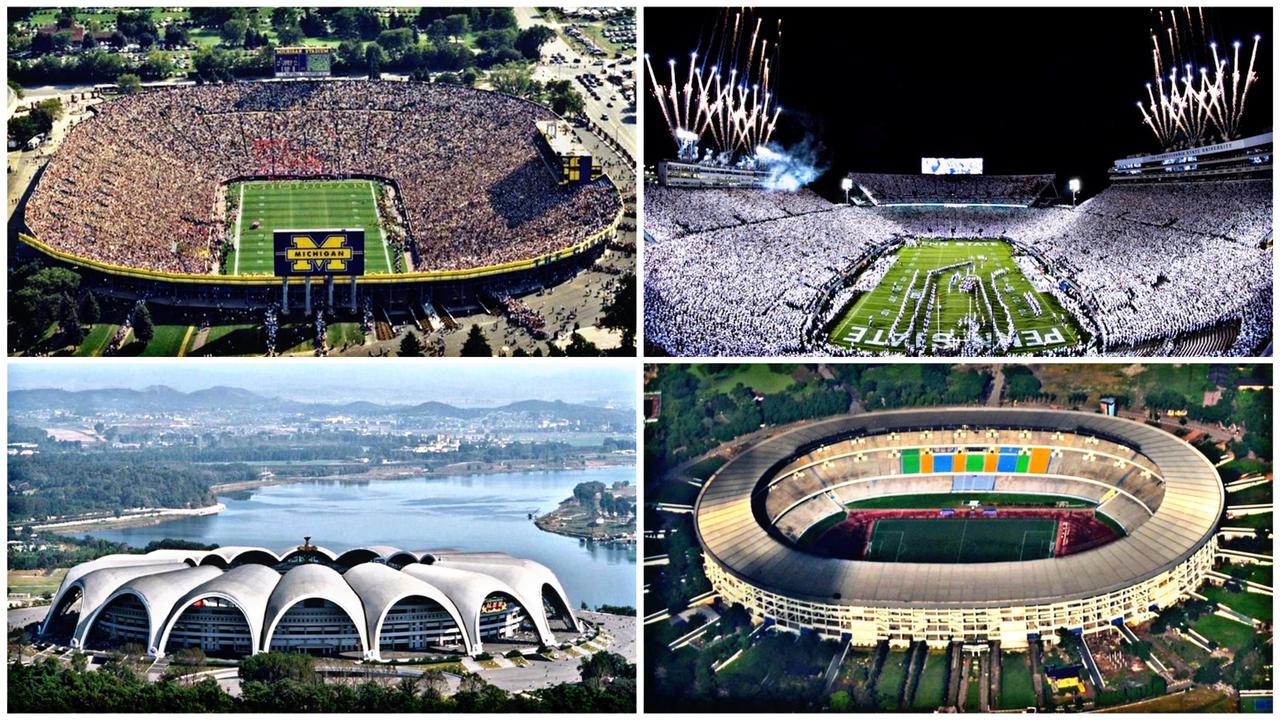 ¡Increíble! Estos son los 10 estadios más grandes del mundo