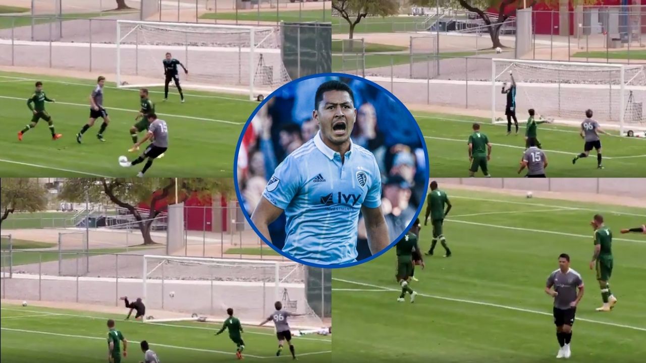 Golazo para enmarcar de Roger Espinoza con el Sporting Kansas en pretemporada