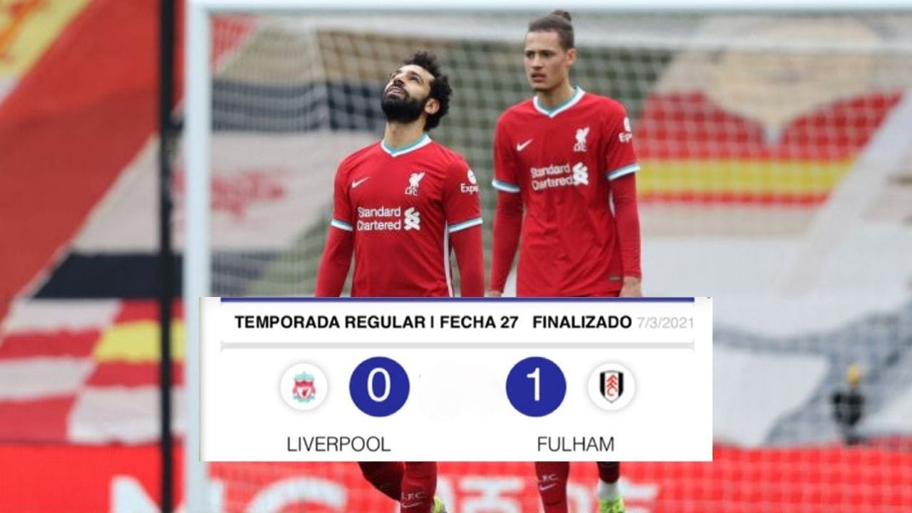 Liverpool vuelve a perder y pone en riesgo sus aspiraciones por puestos europeos