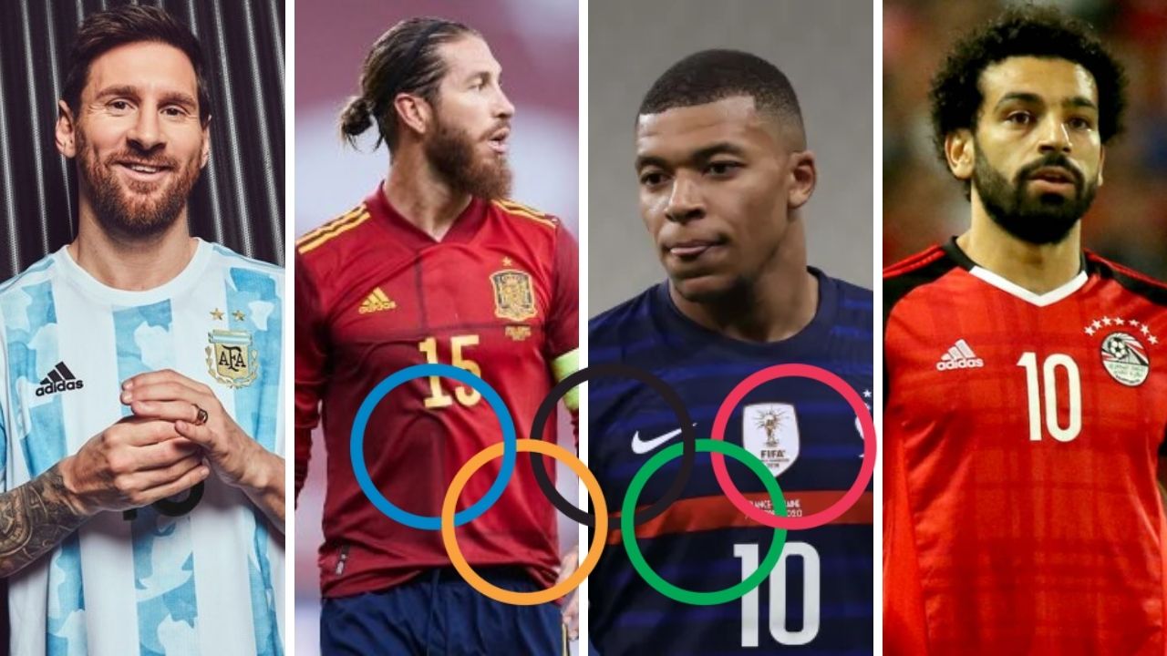 Messi, Ramos, Mbappé, Salah y Neymar: los cracks que apuntan a Tokio 2021