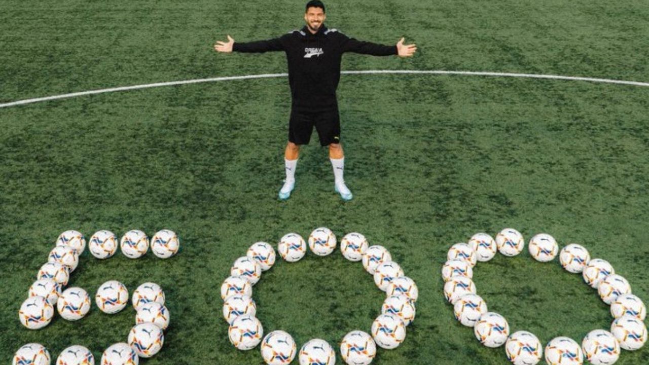 La benéfica forma en la que Luis Suárez conmemoró alcanzar los 500 goles