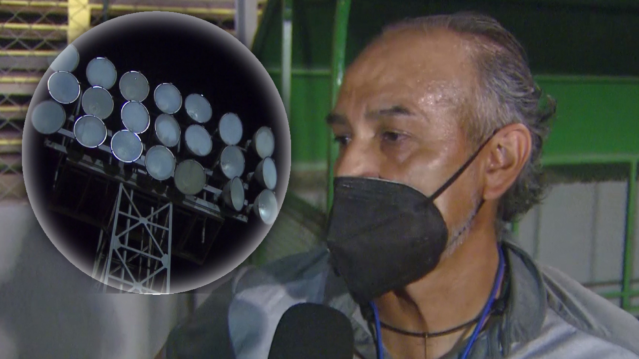 Raúl Gutiérrez molesto por la falla eléctrica en el Micheletti: Esto pasaba en los años 70´s y 80´s