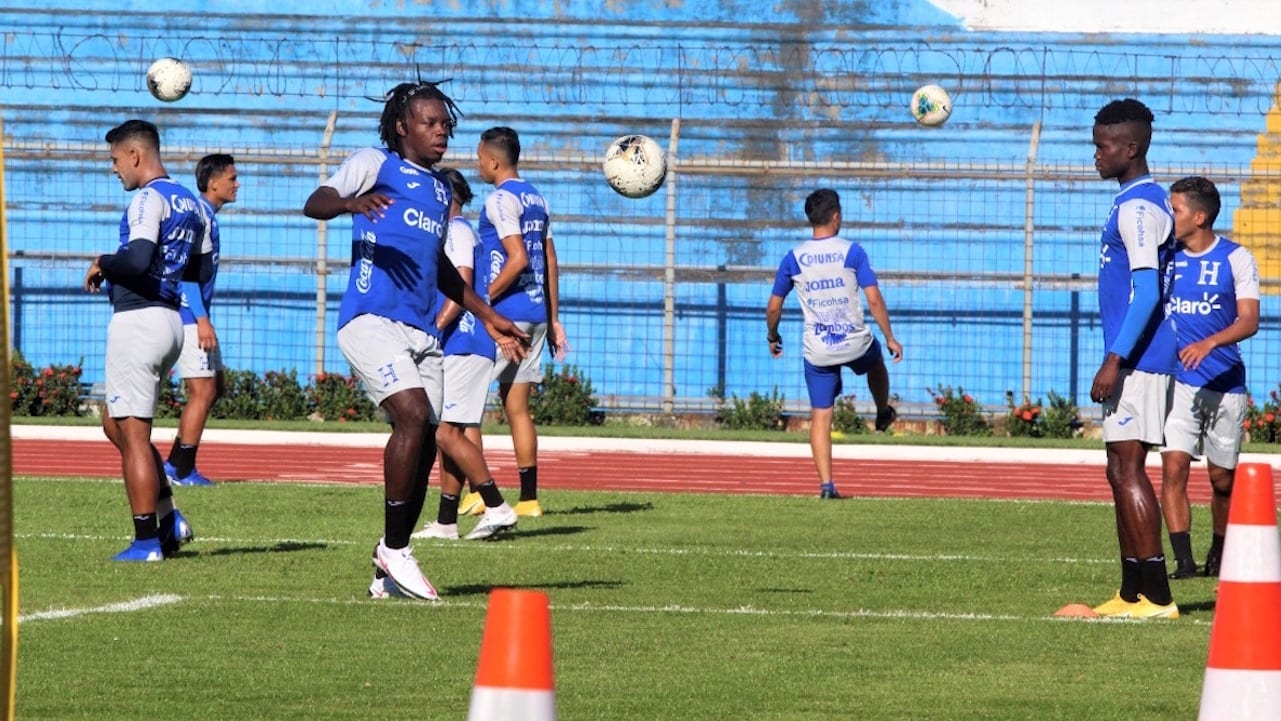 La Sub-23 de Honduras realizó su último entrenamiento previo a su viaje a Guadalajara para el Preolímpico