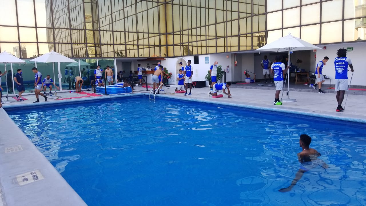 La Sub-23 realiza trabajos regenerativos luego del triunfo ante Haití en su debut en el Preolímpico de Guadalajara