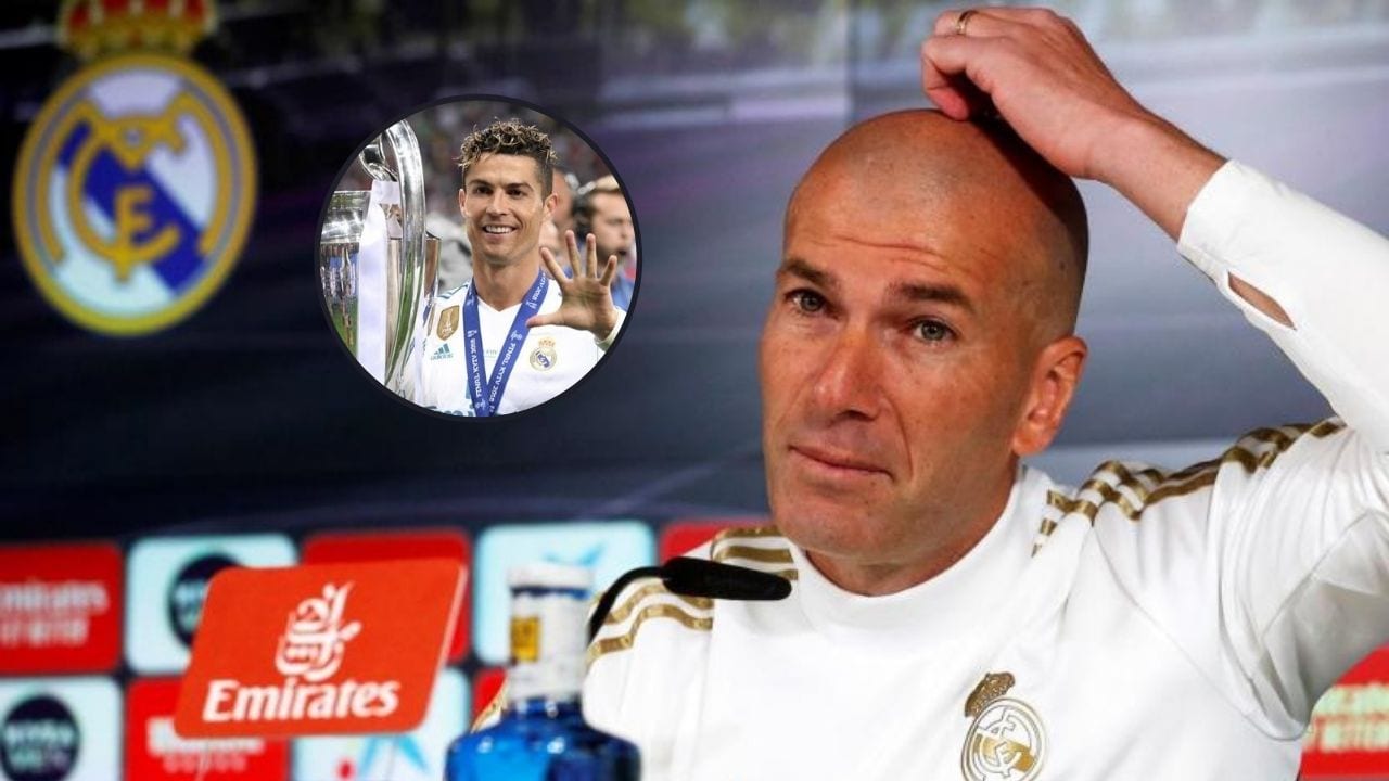 Zidane se posiciona sobre el posible regreso de Cristiano Ronaldo a Real Madrid