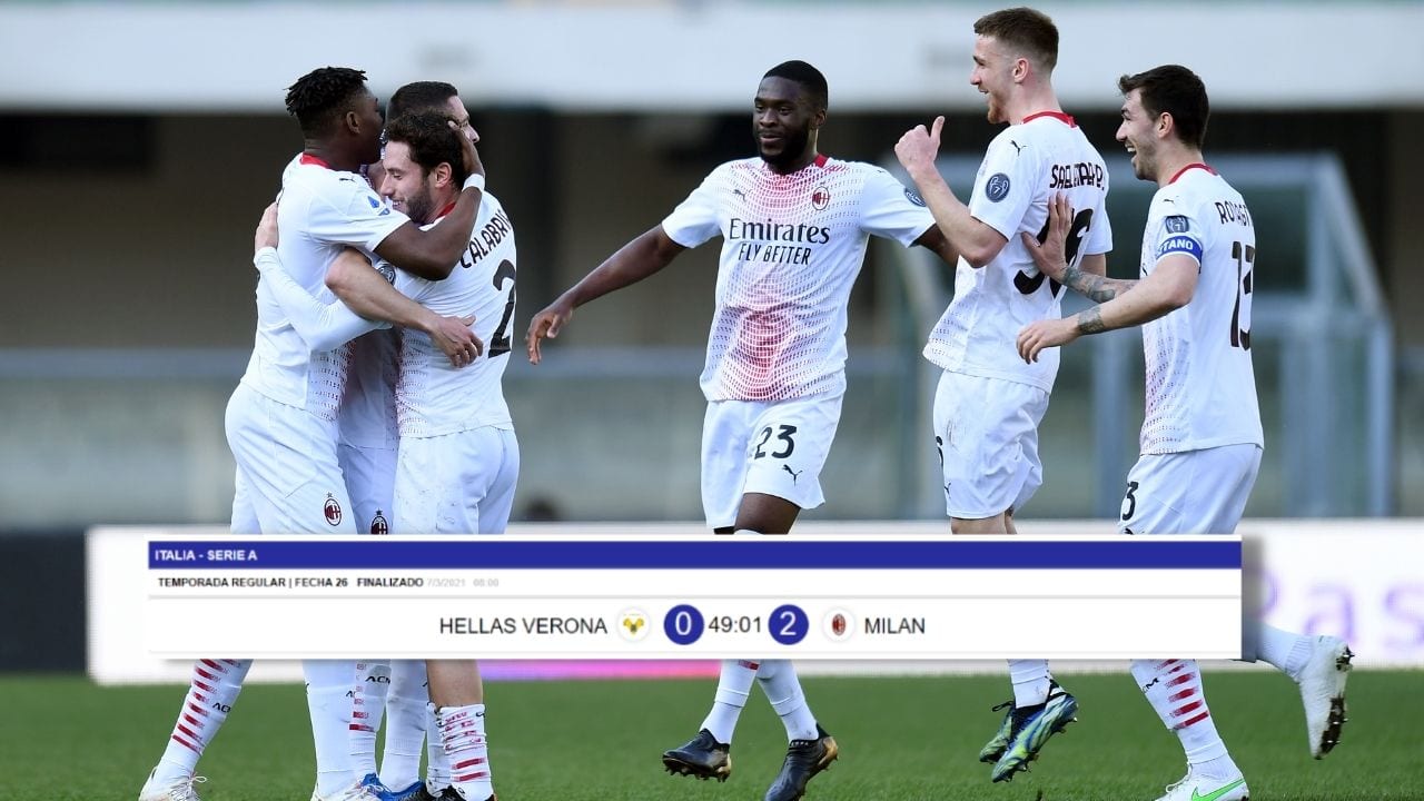 Milan continúa en la lucha con el Inter por el Scudetto