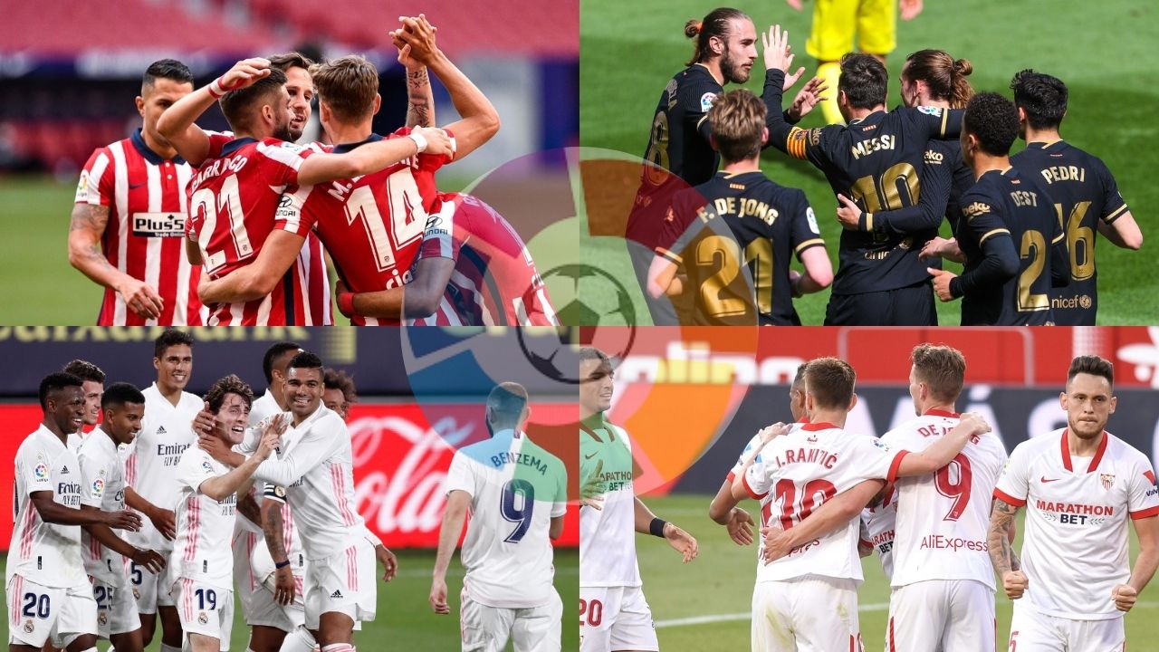 El calendario de los 5 partidos que les queda a los candidatos al título en España