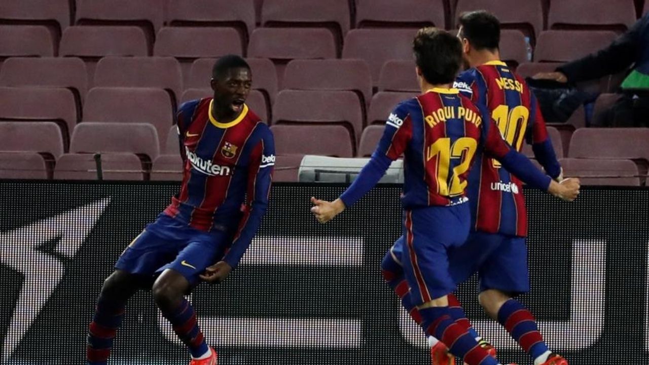 Dembélé da la victoria al Barcelona con su quinto gol del campeonato y pone al rojo vivo la Liga