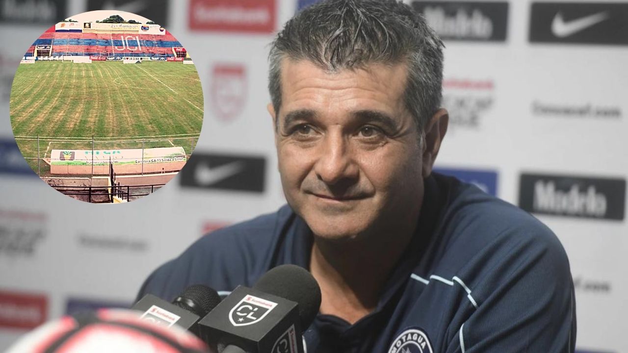 Diego Vázquez criticó el campo del estadio Ceibeño tras empate ante el Vida