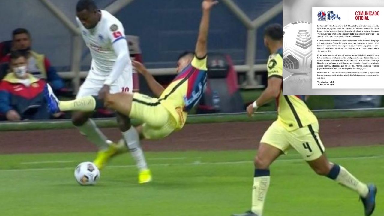 Olimpia se pronuncia por lesión del Chucho López y admite que Arboleda también pudo salir lesionado