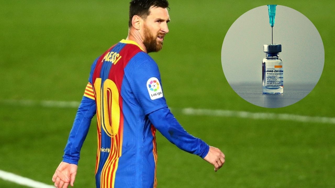 Messi regala camisetas del Barcelona para agradecer las vacunas para la Conmebol